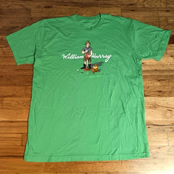 William Murray Bill Golf t-shirt Carl Spackler cleaning ball gopher caddyshack - Picture 2 of 5